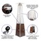 Flash Furniture Pyramid Outdoor Patio Heater-Bronze -7.5 Feet Tall NAN-FSDC-02-BR-GG - alternate 9